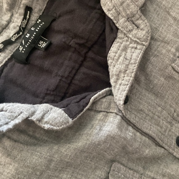 21 Men grey long sleeve shirt large - Picture 6 of 6